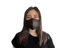 Laden Sie das Bild in den Galerie-Viewer, 5er Set - Premium Community Maske aus Baumwolle (Schwarz)