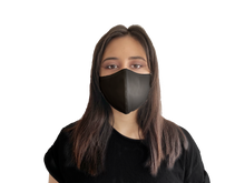 Laden Sie das Bild in den Galerie-Viewer, 1er Set - Premium Community Maske aus Baumwolle (Schwarz)
